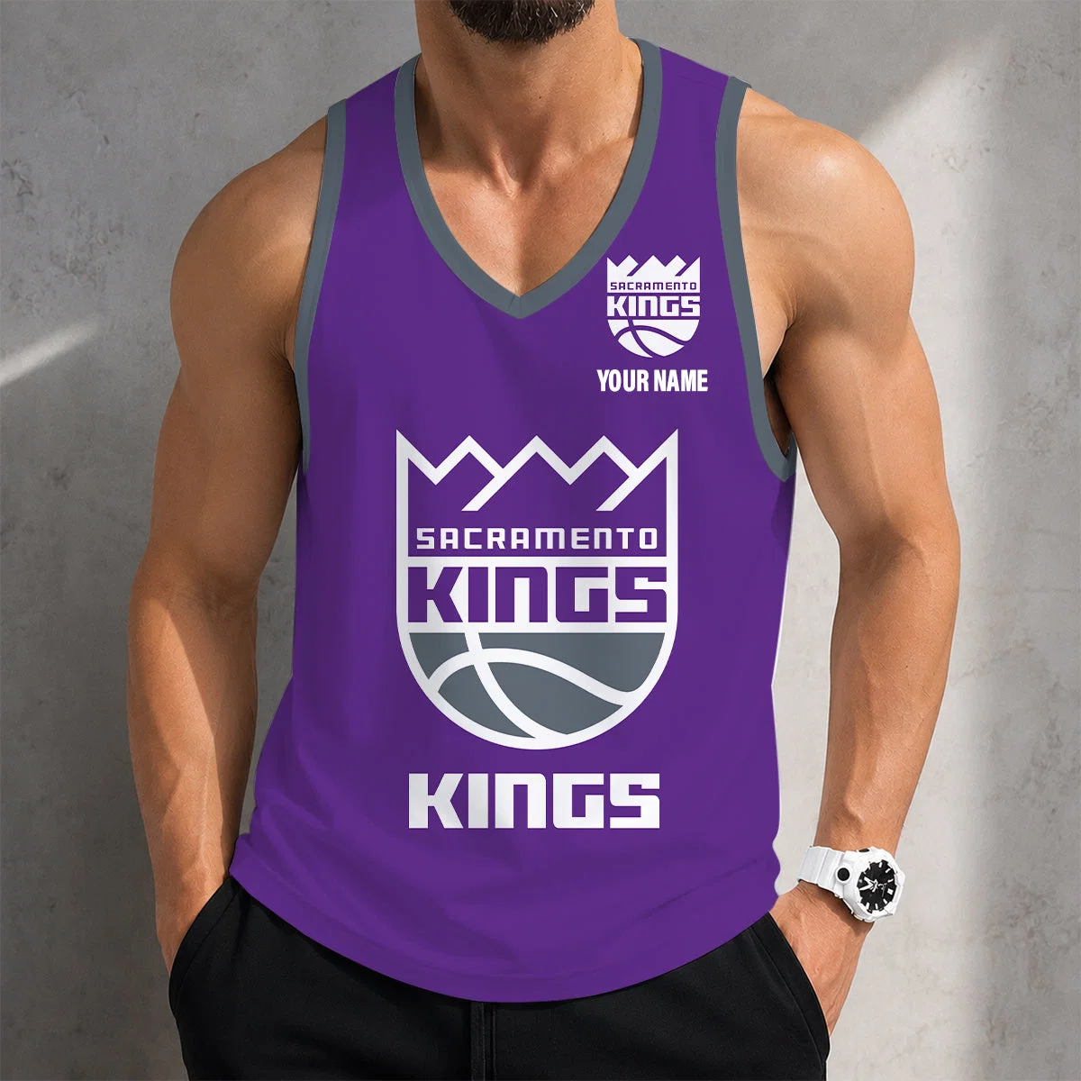 Limited Edition – Customized NBA Sacramento Kings Unisex Tank Top