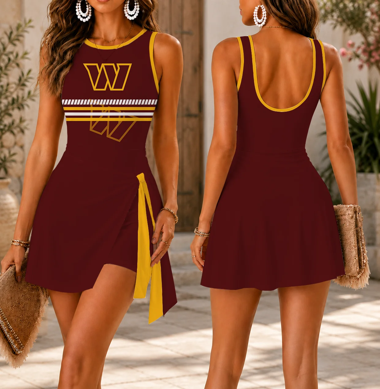 Limited Edition – Customized NFL Washington Commanders Women’s Summer Skort Dress