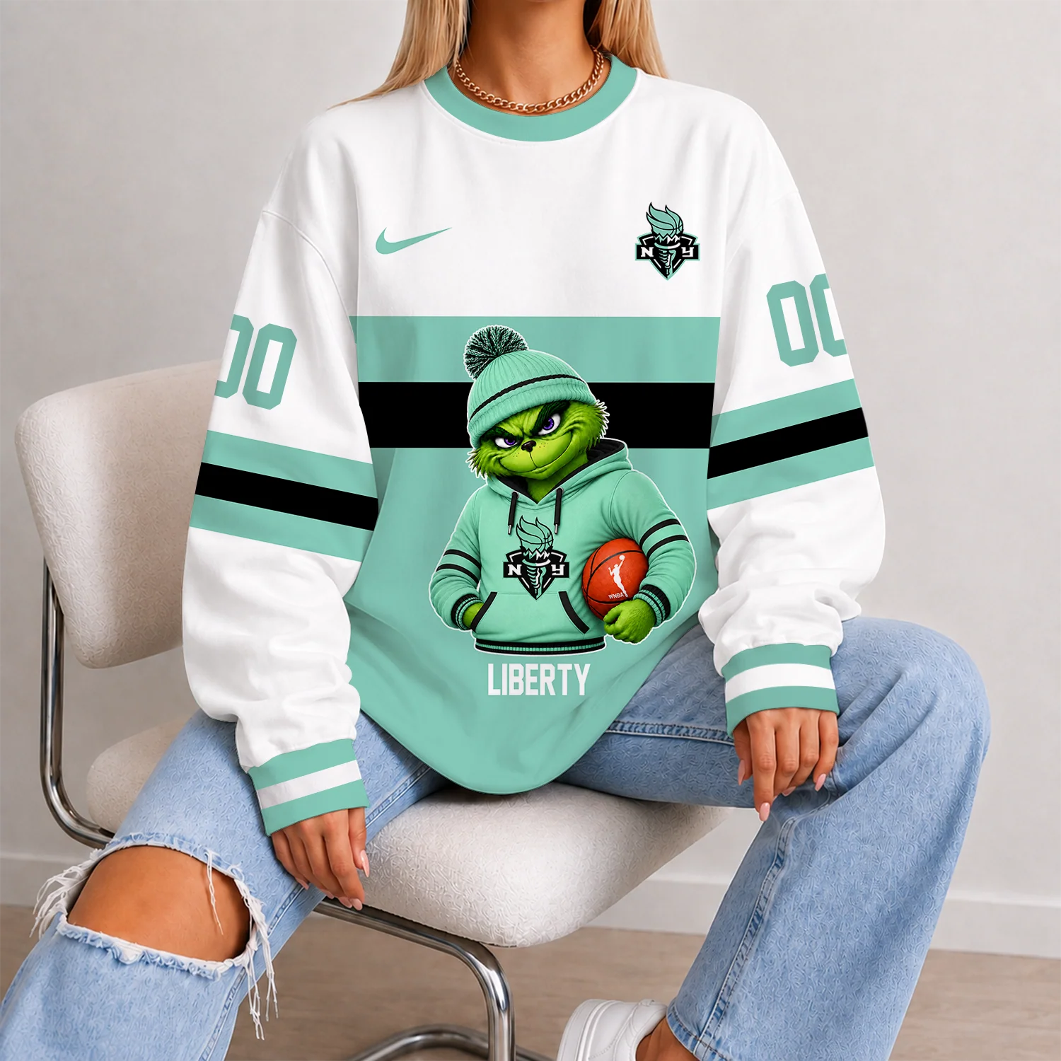 Limited Edition – Customized WNBA New York Liberty Unisex Sweatshirt