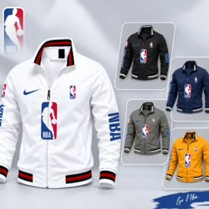 Limited Edition – Customized NBA National Basketball Association Multicolor Men’s Casual Jacket