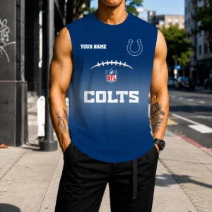 Limited Edition – Customized NFL Indianapolis Colts Men’s Gym Shirt