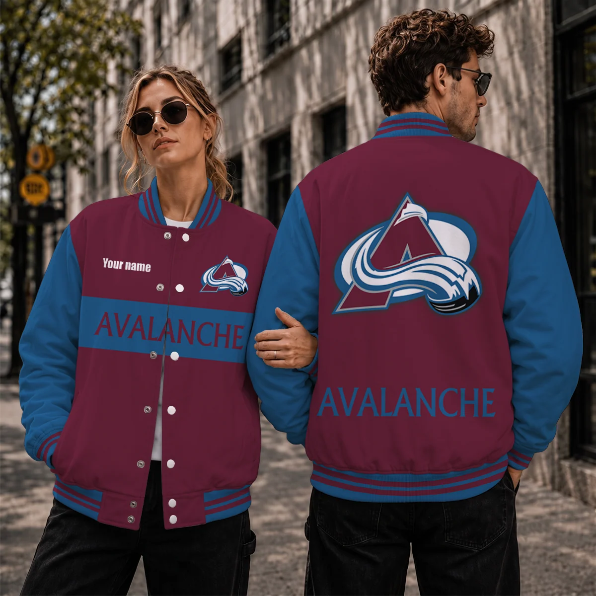 Limited Edition – Customized NHL Colorado Avalanche Satin Varsity Jacket & Baseball Jacket