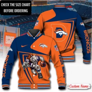 Limited Edition – Customized NFL Denver Broncos Satin Varsity & Baseball Jacket
