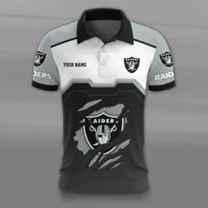 Limited Edition – Customized NFL Las Vegas Raiders Polo Shirt