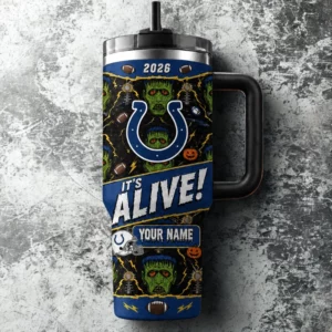 Limited Edition – Customized NFL Indianapolis Colts Halloween 40Oz Tumbler