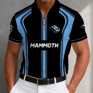 Limited Edition – Customized NHL Utah Mammoth Zipper Polo Shirt