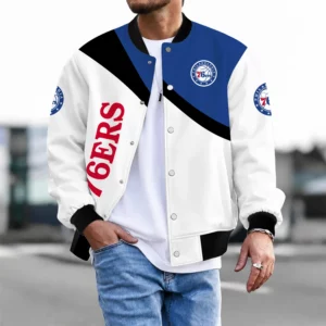 Limited Edition – Customized NBA Philadelphia 76Ers Baseball Jacket, Satin Varsity Jacket
