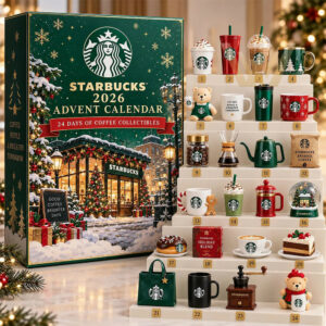 Starbucks 2026 Advent Calendar 24 Days Christmas Countdown Gift For Wife