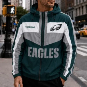 Limited Edition – Customized NFL Philadelphia Eagles Windbreaker Jacket