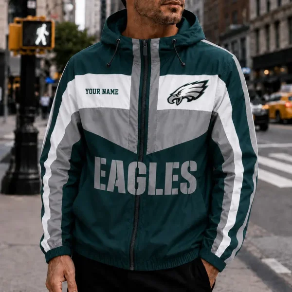 Limited Edition – Customized NFL Philadelphia Eagles Windbreaker Jacket