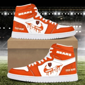 Limited Edition – Customized NFL Chicago Bears Air Jordan 1 Sneakers