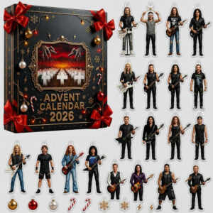 Heavy Metal Rock Band Metallica Advent Calendar 2026 24 Days Christmas Countdown Gift