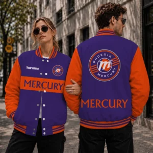 Limited Edition – Customized WNBA Phoenix Mercury Baseball Jacket, Satin Varsity Jacket