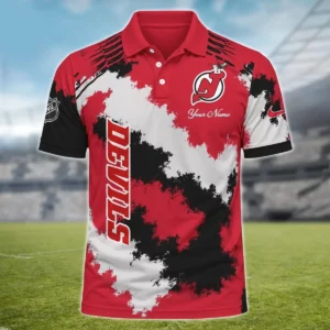 Limited Edition – Customized NHL New Jersey Devils Polo Shirt