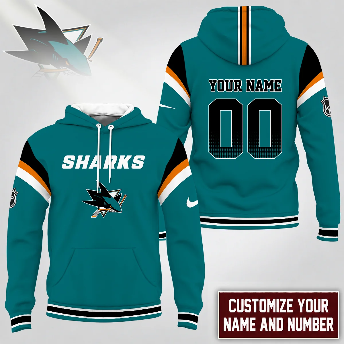 Limited Edition – Customized NHL San Jose Sharks T-Shirt, Hoodie, Zip Hoodie