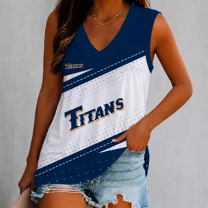 Limited Edition – Customized NCAA Cal State Fullerton Titans Women’s V-Neck Tank Top