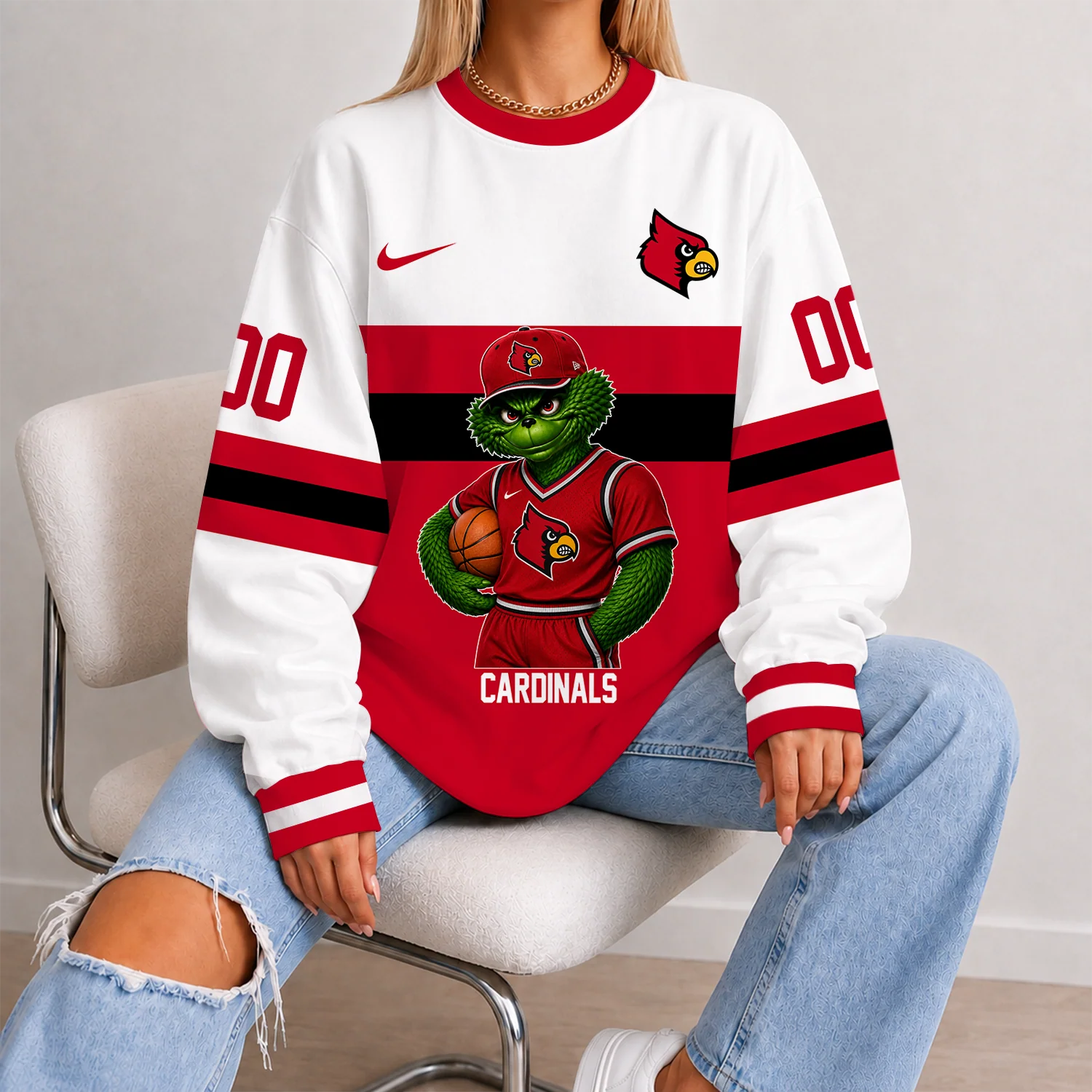 Limited Edition Customized NCAA Louisville Cardinals Unisex Sweatshirt