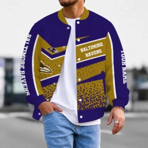 Limited Edition – Customized NFL Baltimore Ravens Satin Varsity & Baseball Jacket
