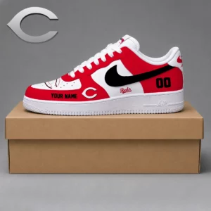 Limited Edition – Customized MLB Cincinnati Reds Af1 Shoes