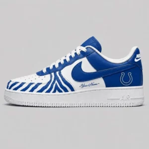 Limited Edition – Customized NFL Indianapolis Colts Af1 Shoes