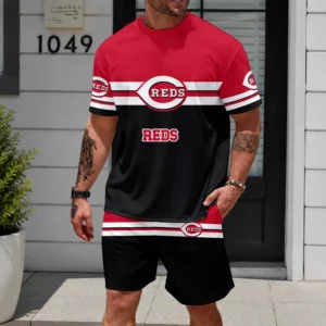 Limited Edition – Customized MLB Cincinnati Reds Unisex T-Shirt & Shorts Set