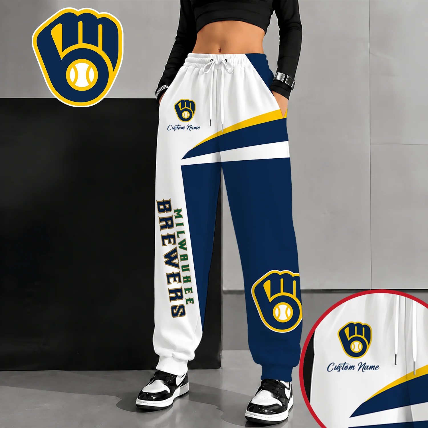 Limited Edition – Customized MLB Milwaukee Brewers Sweatpants