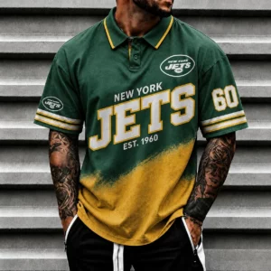 Limited Edition – Customized NFL New York Jets Polo Shirt