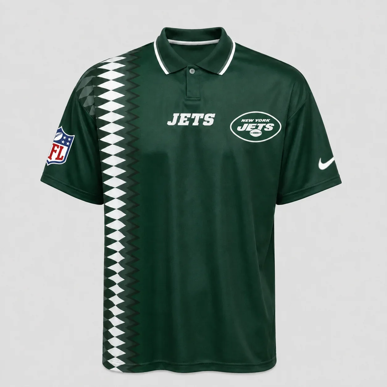 Limited Edition – Customized NFL New York Jets Polo Shirt