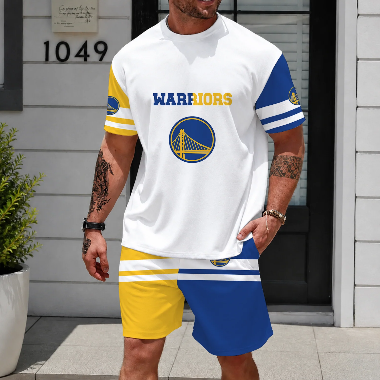 Limited Edition – Customized NBA Golden State Warriors Unisex T-Shirt & Shorts Set