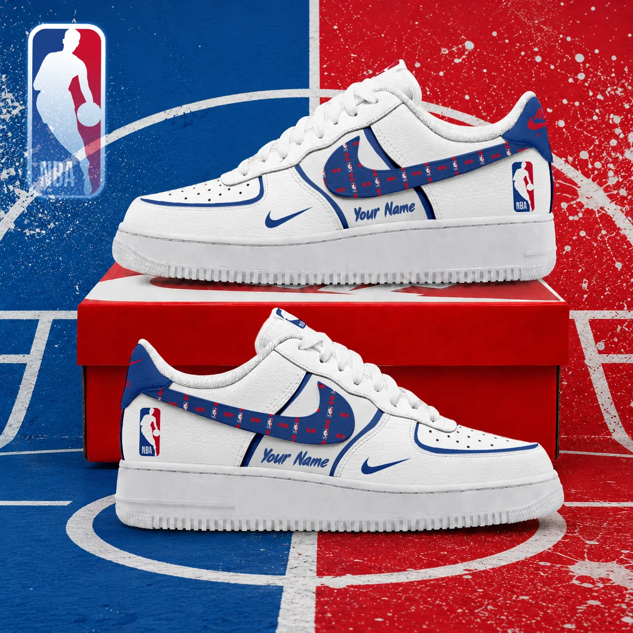 Limited Edition – Customized NBA National Basketball Association Af1 Sneakers