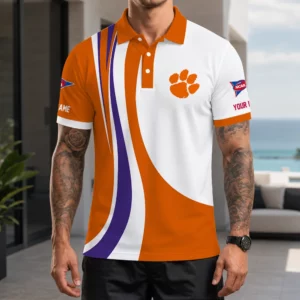 Limited Edition – Customized NCAA Clemson Tigers Polo Shirt