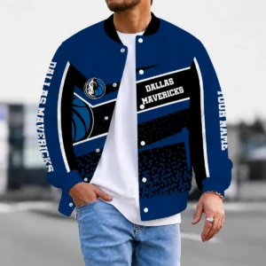 Limited Edition – Customized NBA Dallas Mavericks Baseball Jacket, Satin Varsity Jacket