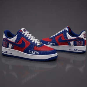 Limited Edition – Customized NFL New York Giants X Spider Air force 1 Shoes