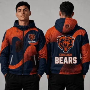 Limited Edition – Customized NFL Chicago Bears Windbreaker Jacket