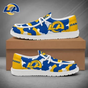 Limited Edition – Customized NFL Los Angeles Rams Loafer Shoes