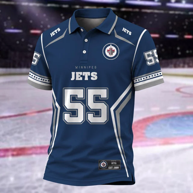 Limited Edition – Customized NHL Winnipeg Jets Polo Shirt
