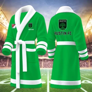 Limited Edition – Customized MLS Austin FC Fleece Bathrobe