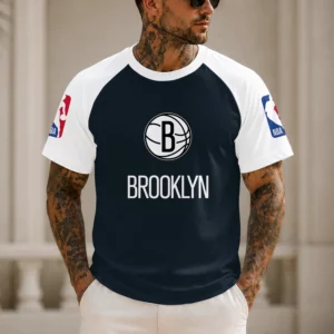 Limited Edition – Customized NBA Brooklyn Nets Raglan Tee