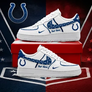 Limited Edition – Customized NFL Indianapolis Colts Af1 Shoes
