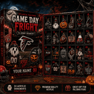 Custom Atlanta Falcons Halloween Blind Box Advent Calendar 2026 Atlanta Halloween Gift