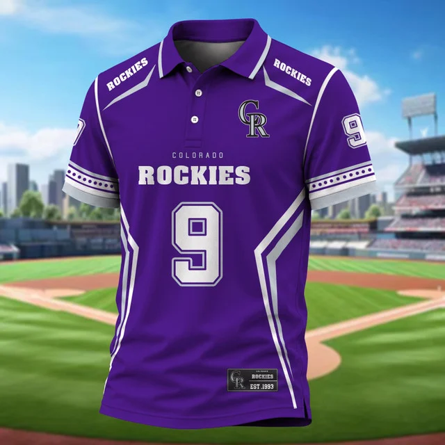 Limited Edition – Customized MLB Colorado Rockies Polo Shirt