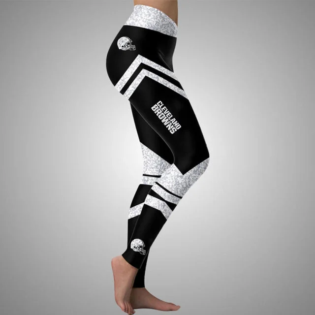 Limited Edition – Customized NFL Cleveland Browns Hollow Tank Top & Leggings Set - Image 3