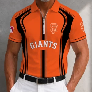 Limited Edition – Customized MLB San Francisco Giants Zip Polo Shirt