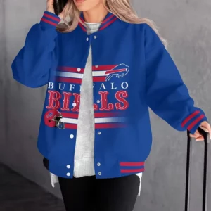 Limited Edition – Customized NFL Buffalo Bills Satin Varsity & Baseball Jacket