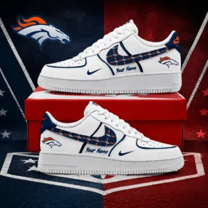 Limited Edition – Customized NFL Denver Broncos Af1 Shoes