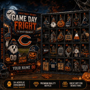 Custom Chicago Bears Halloween Blind Box Advent Calendar 2026 Bears Halloween Merch