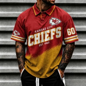 Limited Edition – Customized NFL Kansas City Chiefs Polo Shirt