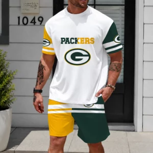 Limited Edition -customized NFL Green Bay Packers Unisex T-Shirt & Shorts Set