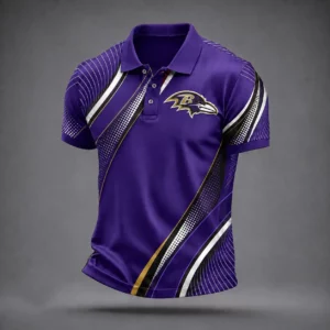 Limited Edition – Customized NFL Baltimore Ravens Polo Shirt