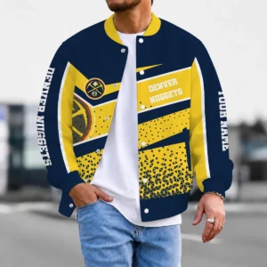 Limited Edition – Customized NBA Denver Nuggets Baseball Jacket, Satin Varsity Jacket